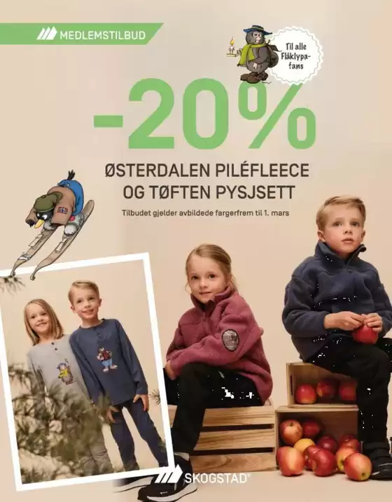 Skogstad Sport-katalog i Sandvika | Medlemmer får –20% på avbildede favoritter frem til 1. mars | 2026-02-19T00:00:00.000Z - 2026-03-01T00:00:00.000Z