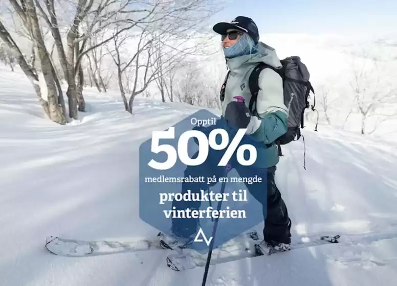 Sportsnett-katalog i Sandvika | Opptil 50% medlemsrabatt på en mengde produkter til vinterferien | 2026-02-19T00:00:00.000Z - 2026-02-28T00:00:00.000Z