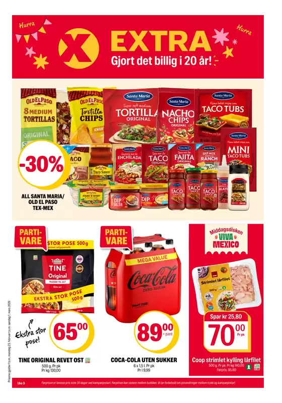 Coop Extra-katalog i Haugesund | Eksklusive kupp | 2026-02-23T00:00:00.000Z - 2026-03-01T00:00:00.000Z