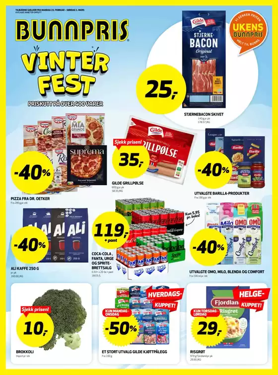 Bunnpris-katalog i Kleppestø | Bunnpris Kundeavis | 2026-02-23T00:00:00.000Z - 2026-03-01T00:00:00.000Z