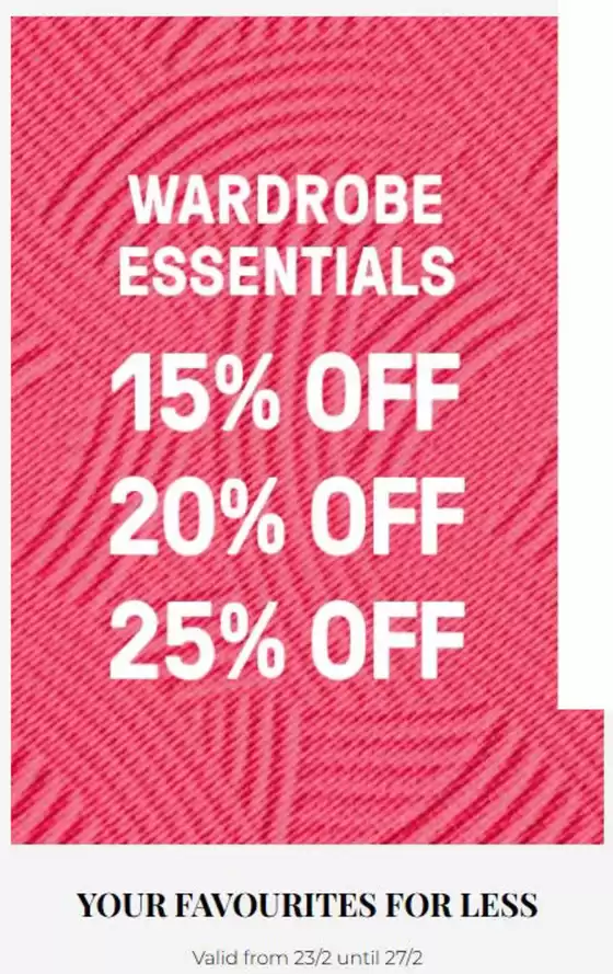 Yoox-katalog i Moss | UP TO 25% OFF WARDROBE ESSENTIALS | 2026-02-23T00:00:00.000Z - 2026-02-27T00:00:00.000Z