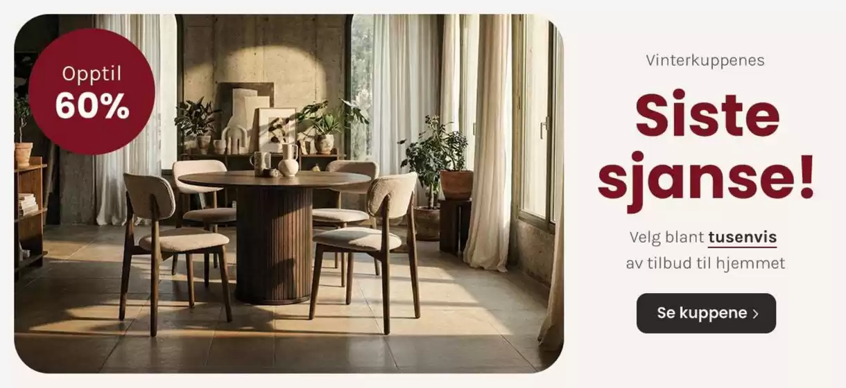 A-Møbler-katalog i Kjøllefjord | Nye tilbud å oppdage | 2026-02-24T00:00:00.000Z - 2026-03-10T00:00:00.000Z