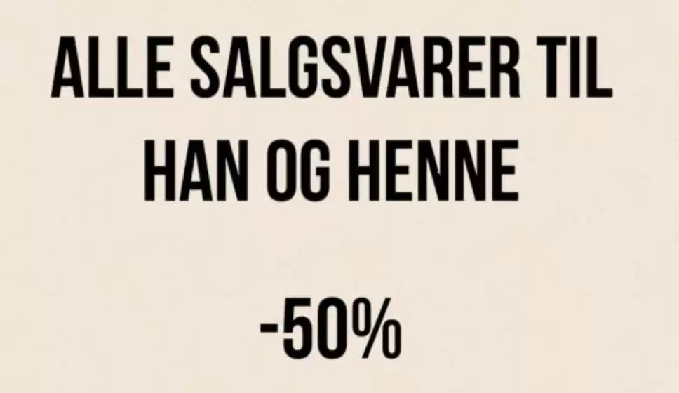 Chris-katalog i Trondheim | ALLE SALGSVARER TIL HAN OG HENNE -50% | 2026-02-25T00:00:00.000Z - 2026-03-08T00:00:00.000Z