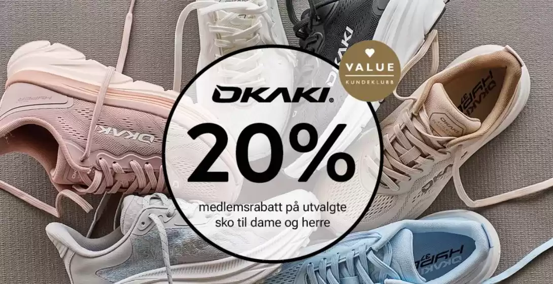 Grensen Sko-katalog i Trondheim | Medlemstilbud! 20 % på utvalgte sko fra Okaki | 2026-02-25T00:00:00.000Z - 2026-03-01T00:00:00.000Z