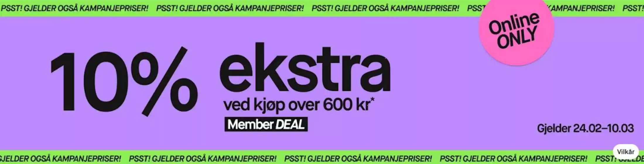 Kicks-katalog i Hamar | 10% ekstra ved kjøp over 600 kr | 2026-02-27T00:00:00.000Z - 2026-03-10T00:00:00.000Z