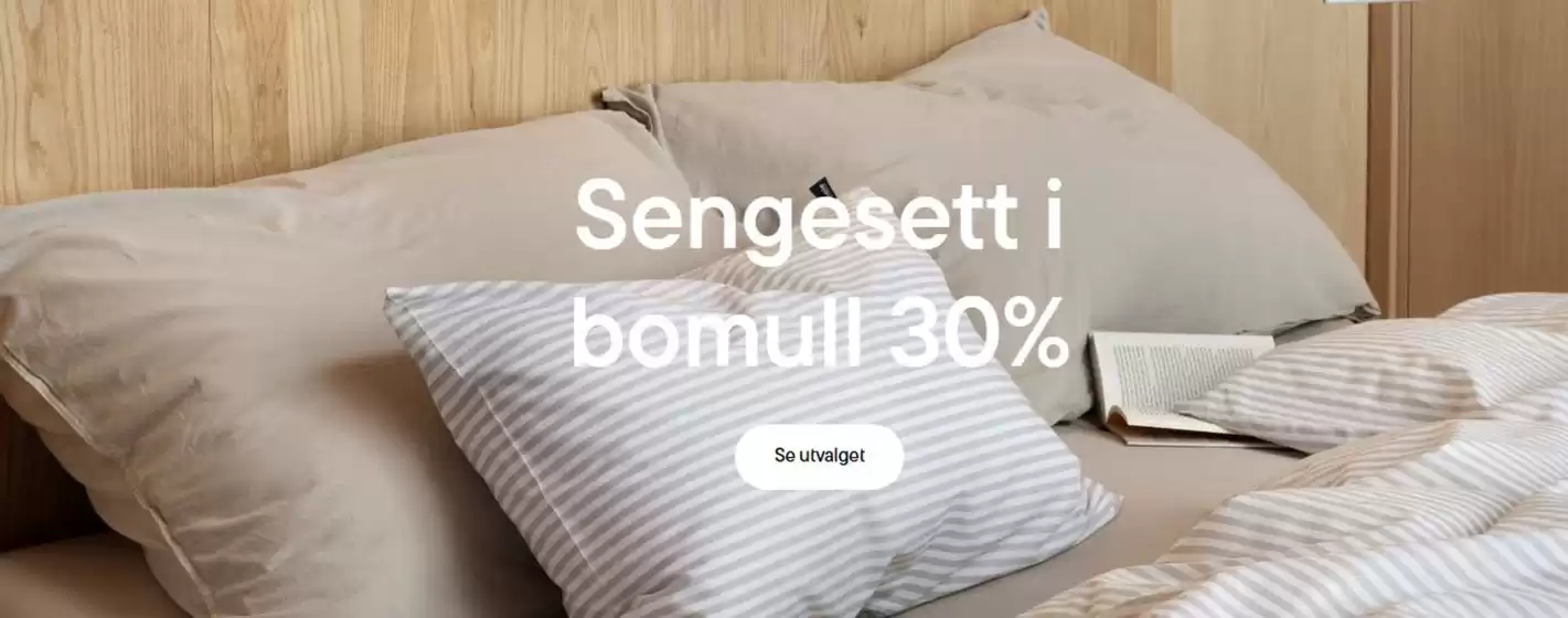 Høie-katalog i Kongsvinger | Sengesett i bomull 30% | 2026-02-27T00:00:00.000Z - 2026-03-08T00:00:00.000Z