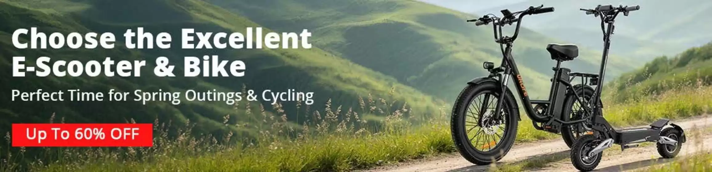 Banggood-katalog i Ulset | E-scooter & Bike up to 60% off | 2026-03-02T00:00:00.000Z - 2026-03-08T00:00:00.000Z