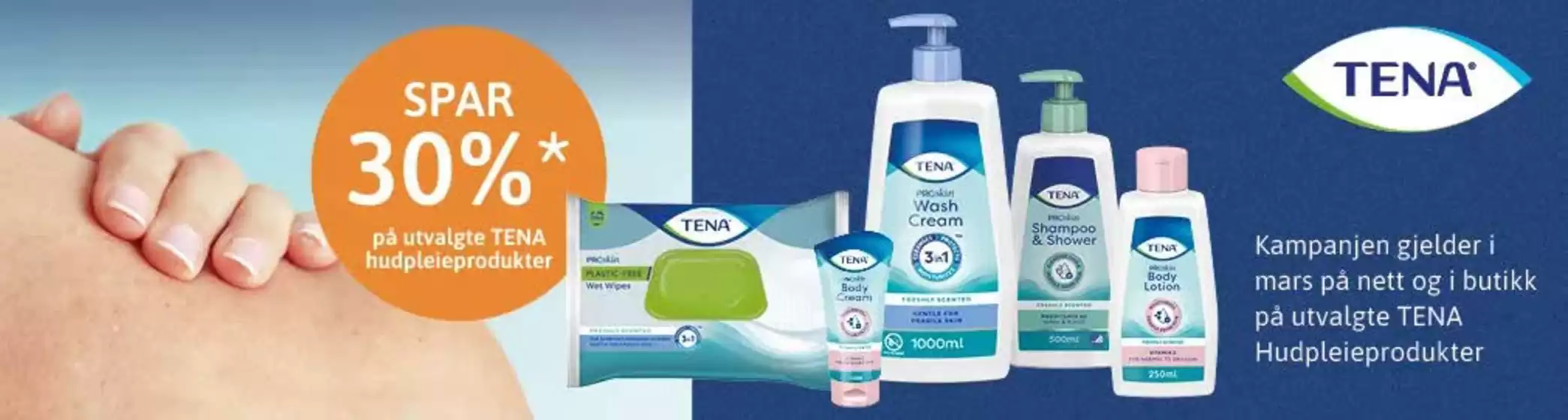 Banda-katalog i Stokmarknes | SPAR 30% på utvalgte TEΝΑ hudpleieprodukter | 2026-03-02T00:00:00.000Z - 2026-03-08T00:00:00.000Z
