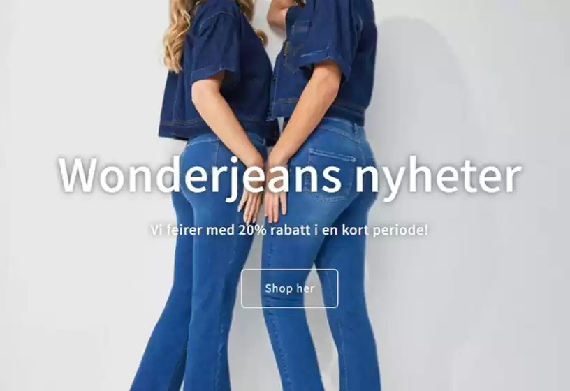 Sapatos-katalog | Wonderjeans 20% rabatt | 2026-03-03T00:00:00.000Z - 2026-03-04T00:00:00.000Z
