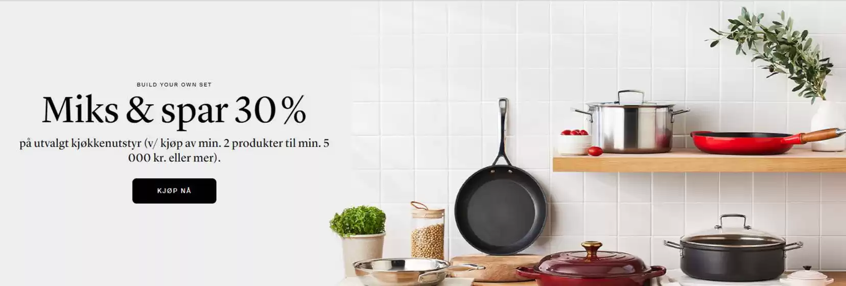 Le Creuset-katalog i Porsgrunn | Spar 30 % når du kjøper minst to produkter til totalt 5000 kr | 2026-03-04T00:00:00.000Z - 2026-03-31T00:00:00.000Z
