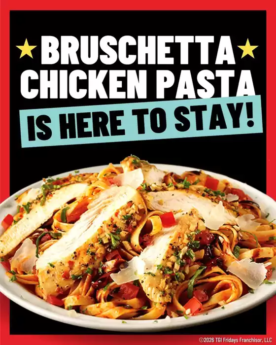 TGI Fridays-katalog i Namsos | Oppdag attraktive tilbud | 2026-03-05T00:00:00.000Z - 2026-03-19T00:00:00.000Z