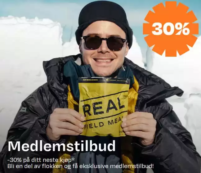 Fjellsport-katalog i Vinterbro | -30% på ditt neste kjøp. Gjelder ved kjøp av minimum 2 produkter til en samlet verdi over 399,- | 2026-03-05T00:00:00.000Z - 2026-03-09T00:00:00.000Z