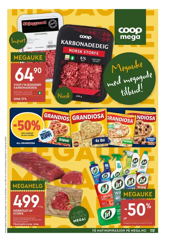 Coop Mega-katalog | Spar nå med våre tilbud | 2026-03-09T00:00:00.000Z - 2026-03-15T00:00:00.000Z