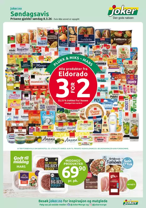 Joker-katalog i Tromsdalen | Joker Kundeavis | 2026-03-08T00:00:00.000Z - 2026-03-08T00:00:00.000Z