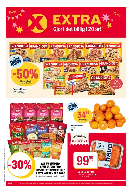 Coop Extra-katalog i Ålesund | Topptilbud for alle kuppjegere | 2026-03-09T00:00:00.000Z - 2026-03-15T00:00:00.000Z