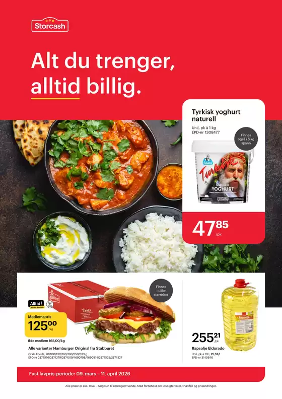 Storcash-katalog i Ålesund | Kundeavis 2024 | 2026-03-09T00:00:00.000Z - 2026-04-11T00:00:00.000Z