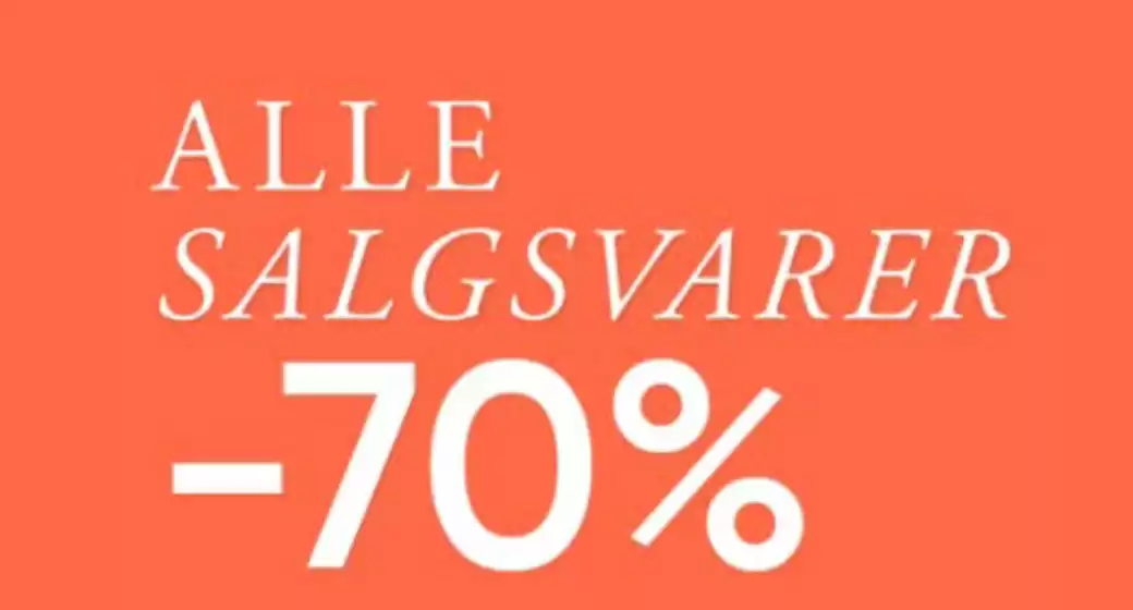 VIC-katalog | ALLE salgsvarer nå -70% rabatt | 2026-03-09T00:00:00.000Z - 2026-03-22T00:00:00.000Z