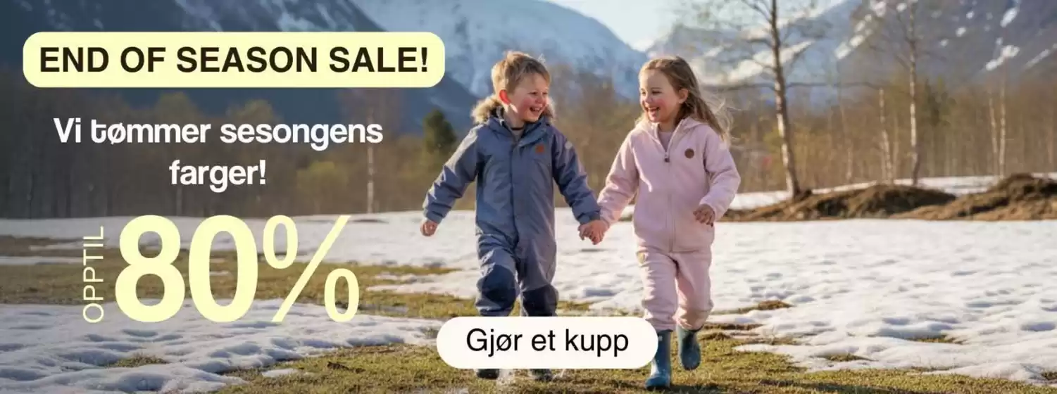 babybanden-katalog i Kristiansund | END OF SEASON SALE! Vi tømmer sesongens farger! OPPTIL 80% | 2026-03-10T00:00:00.000Z - 2026-03-18T00:00:00.000Z