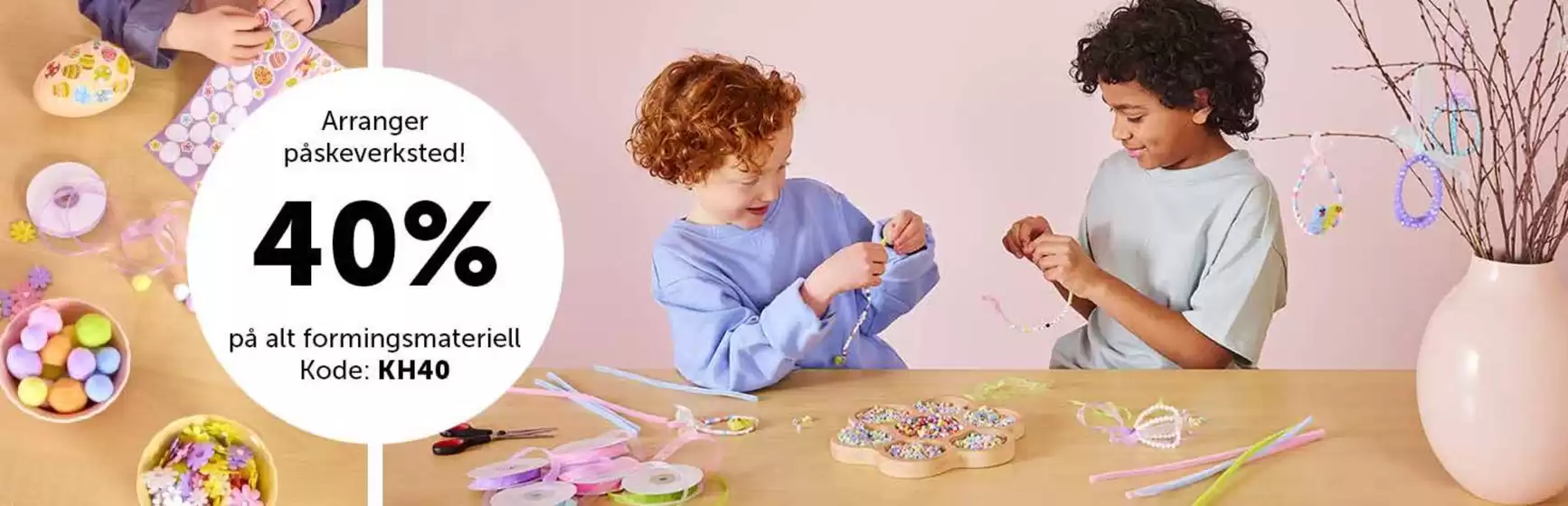 Lekolar-katalog i Kristiansund | Arranger påskeverksted! 40% på alt formingsmateriell Kode 'KH40' | 2026-03-10T00:00:00.000Z - 2026-03-18T00:00:00.000Z