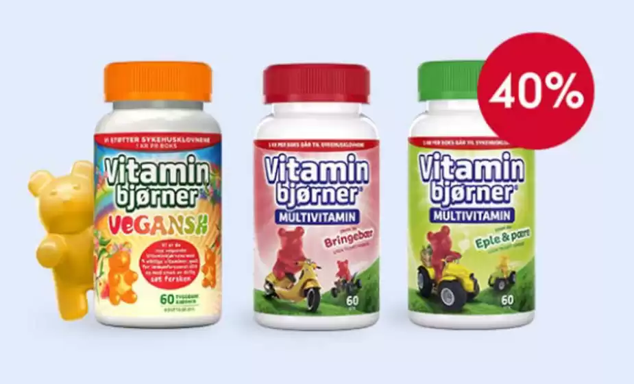Boots Apotek-katalog i Sarpsborg | 40% på bestselgende Vitaminbjørner | 2026-03-12T00:00:00.000Z - 2026-03-18T00:00:00.000Z