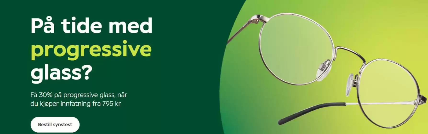 Specsavers-katalog i Sarpsborg | Få 30% på progressive glass, når du kjøper innfatning fra 795kr | 2026-03-12T00:00:00.000Z - 2026-03-18T00:00:00.000Z