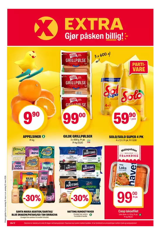 Coop Extra-katalog i Fredrikstad | Eksklusive kupp | 2026-03-16T00:00:00.000Z - 2026-03-22T00:00:00.000Z