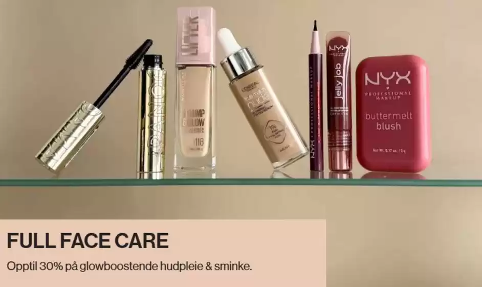 Blush-katalog i Rasta | Akkurat nå får du 20-30% rabatt på masse hudpleie og makeup når du kjøper to valgfrie produkter. Oppgi koden FULLFACE i kassen | 2026-03-17T00:00:00.000Z - 2026-03-30T00:00:00.000Z