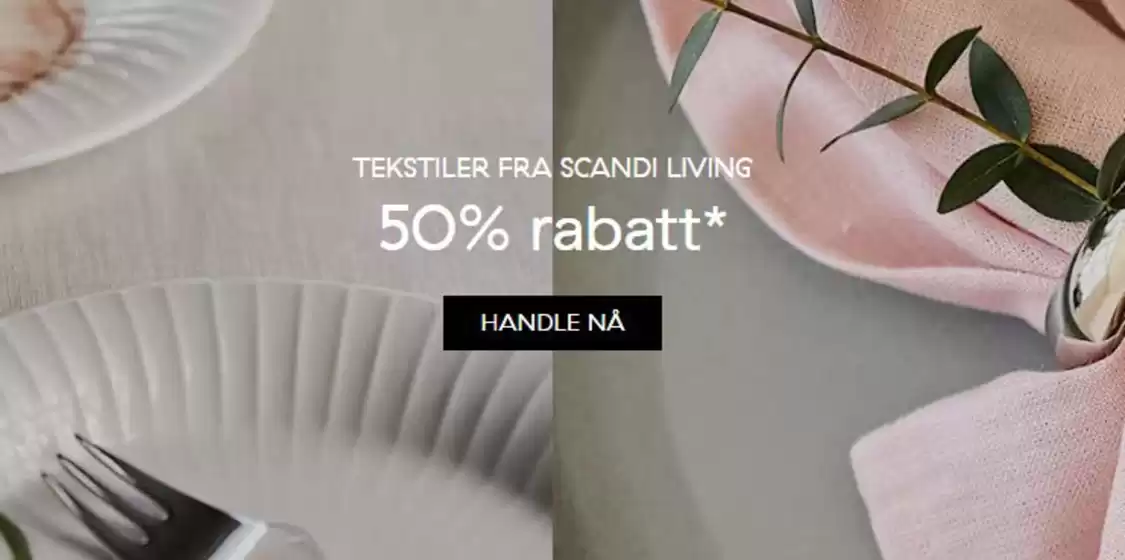 Nordic Nest-katalog i Ulset | TEKSTILER FRA SCANDI LIVING 50% RABATT | 2026-03-17T00:00:00.000Z - 2026-03-17T00:00:00.000Z