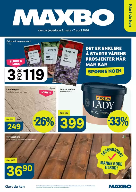 Maxbo-katalog i Jessheim | K3 2026 | 2026-03-09T00:00:00.000Z - 2026-04-07T00:00:00.000Z