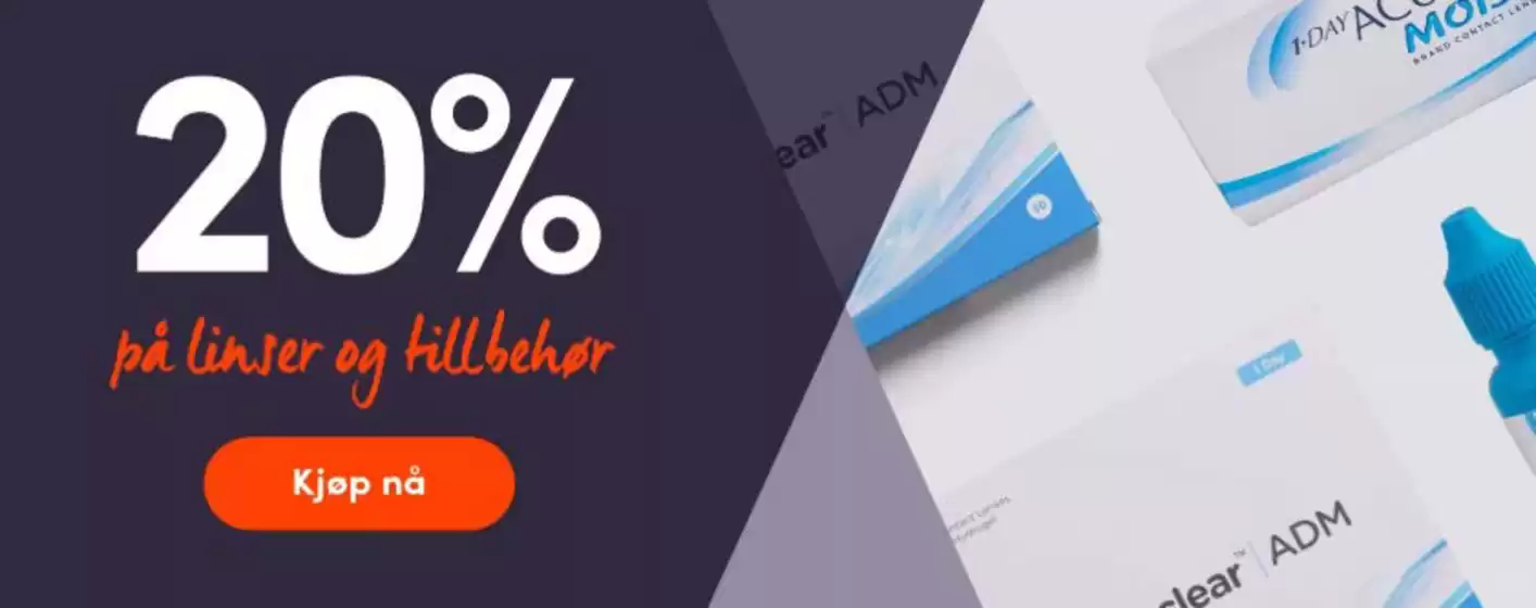 Lenson-katalog i Ski | 20% rabatt på alt. Gjelder ikke Ray-Ban og Oakley | 2026-03-18T00:00:00.000Z - 2026-03-29T00:00:00.000Z