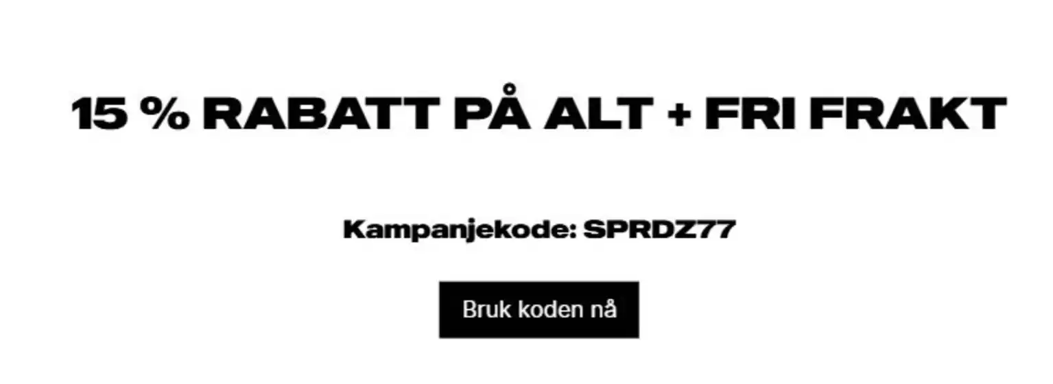 Spreadshirt-katalog i Bærum | 15% rabatt på alt + Fri frakt Kampanjekode 'SPRDZ77'. Minste bestillingsverdi 575 kr. Gyldig for de 5 billigste produktene. | 2026-03-18T00:00:00.000Z - 2026-03-22T00:00:00.000Z