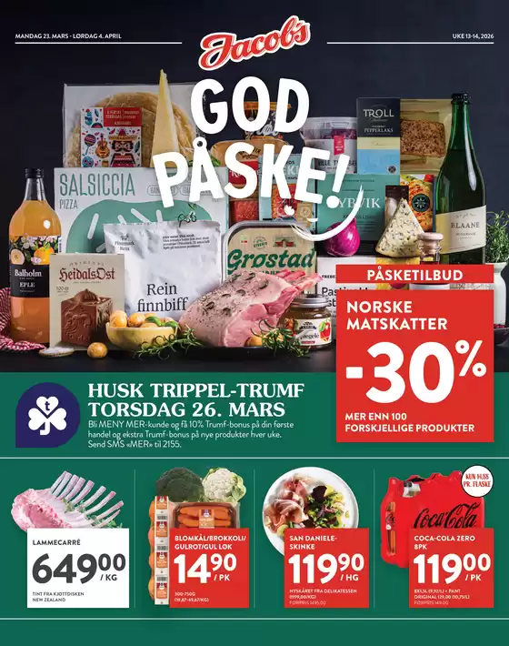 Jacobs-katalog i Gran | Jacobs Kundeavis | 2026-03-23T00:00:00.000Z - 2026-04-04T00:00:00.000Z