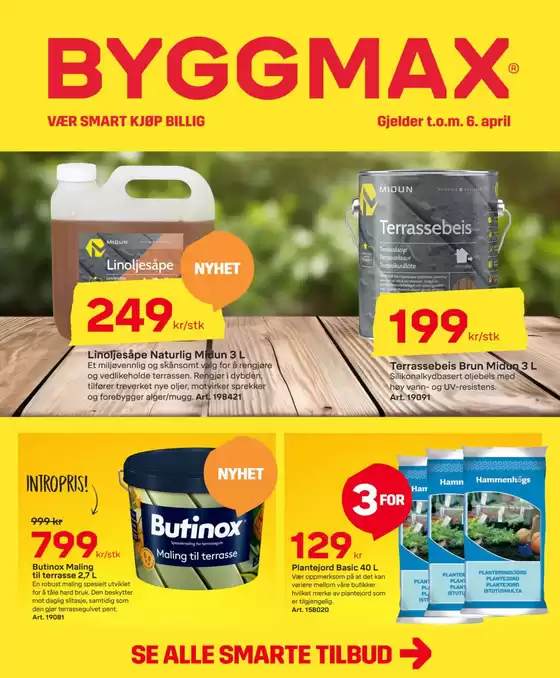 Byggmax-katalog | Byggmax Kundeavis | 2026-03-25T00:00:00.000Z - 2026-04-06T00:00:00.000Z