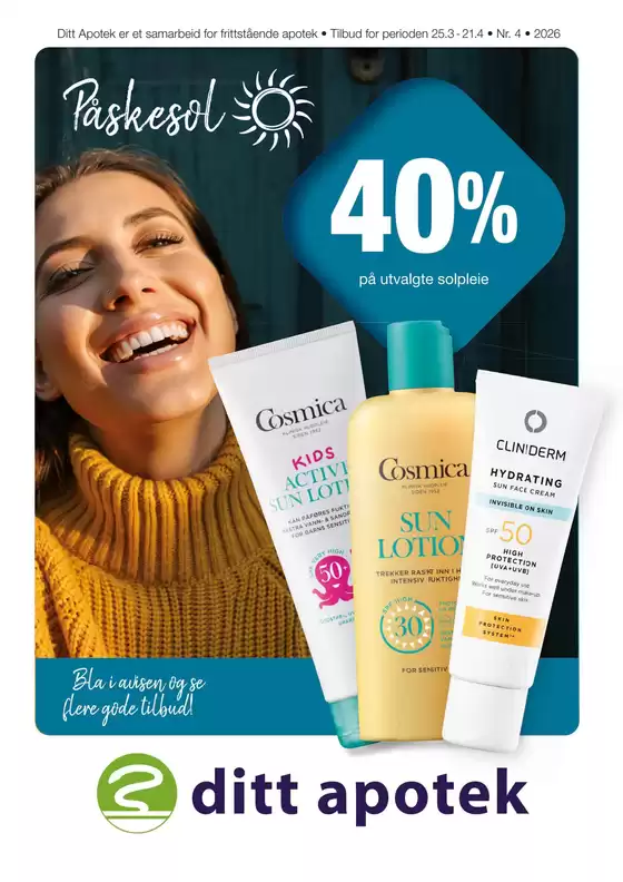 Ditt apotek-katalog | Ditt apotek Kundeavis | 2026-03-25T00:00:00.000Z - 2026-04-21T00:00:00.000Z