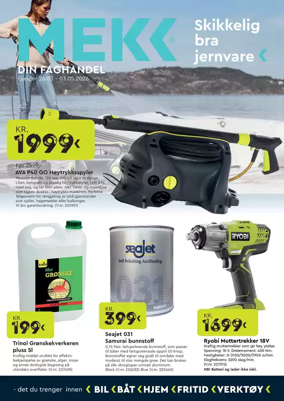 Mekk-katalog | Rabatter og kampanjer | 2026-03-26T00:00:00.000Z - 2026-05-03T00:00:00.000Z