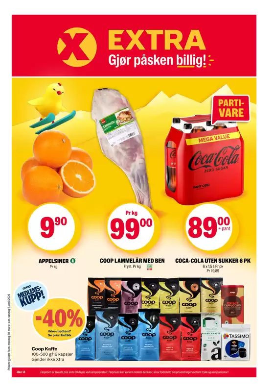 Coop Extra-katalog i Arendal | Topptilbud for alle kuppjegere | 2026-03-30T00:00:00.000Z - 2026-04-05T00:00:00.000Z