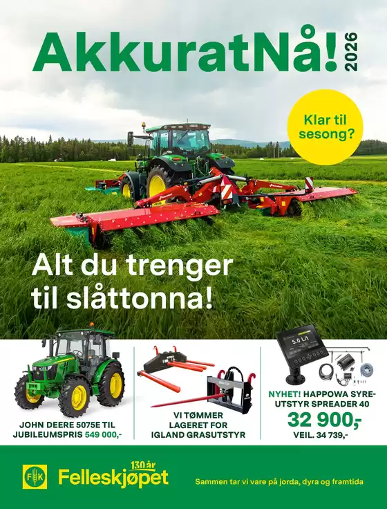Felleskjøpet-katalog i Dombås | Akkuratna | 2026-01-01T00:00:00.000Z - 2026-12-31T00:00:00.000Z