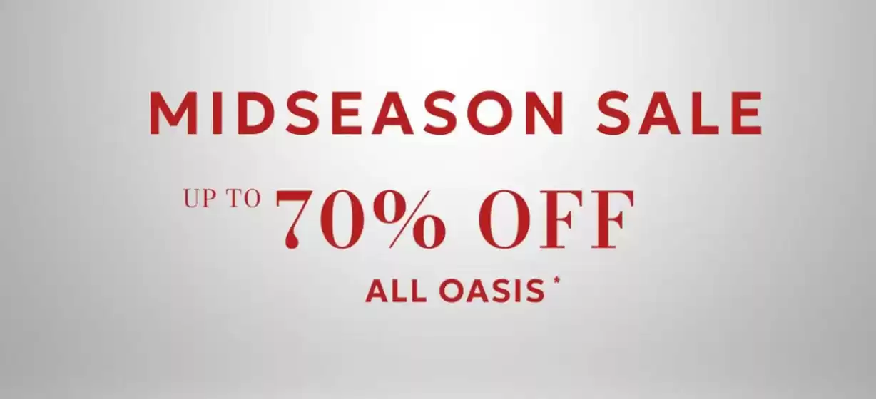 Oasis-katalog i Horten | Midseason sale up to 70% off | 2026-03-30T00:00:00.000Z - 2026-04-12T00:00:00.000Z