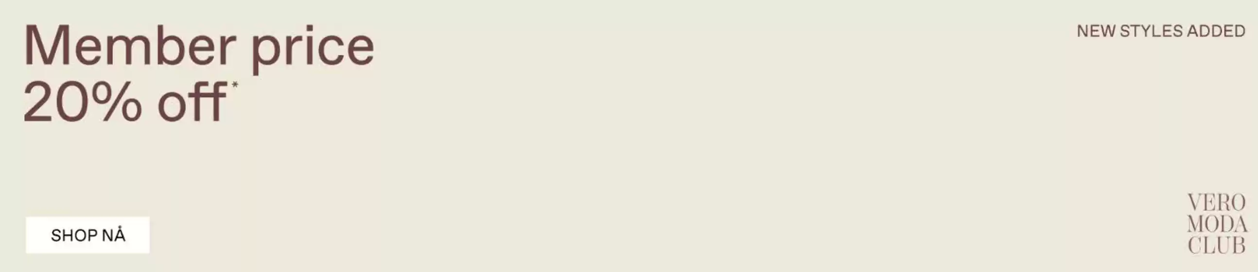 Vero Moda-katalog i Horten | Member price 20% off | 2026-03-30T00:00:00.000Z - 2026-04-12T00:00:00.000Z