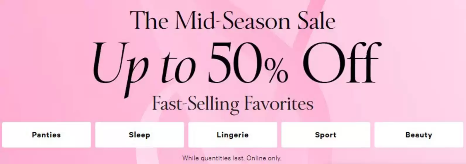 Victoria's Secret-katalog i Moss | Mid-season sale Up to 50% off | 2026-03-31T00:00:00.000Z - 2026-04-12T00:00:00.000Z