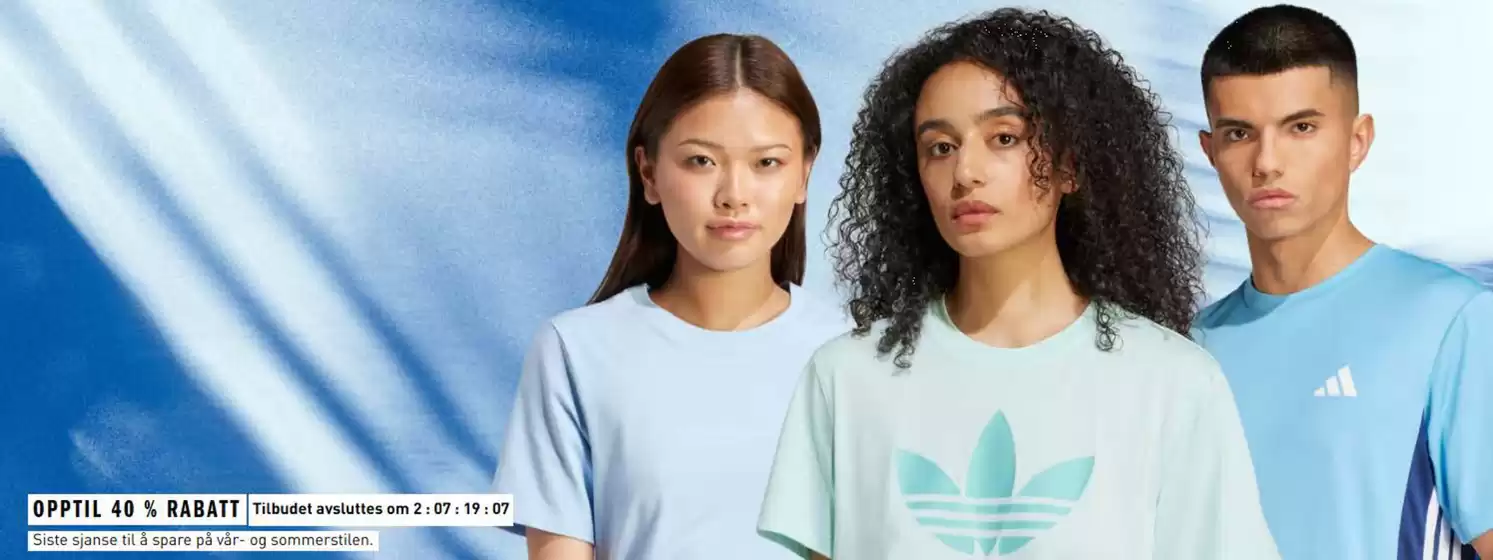 Adidas-katalog | Opptil 40% rabatt | 2026-03-31T00:00:00.000Z - 2026-04-02T00:00:00.000Z