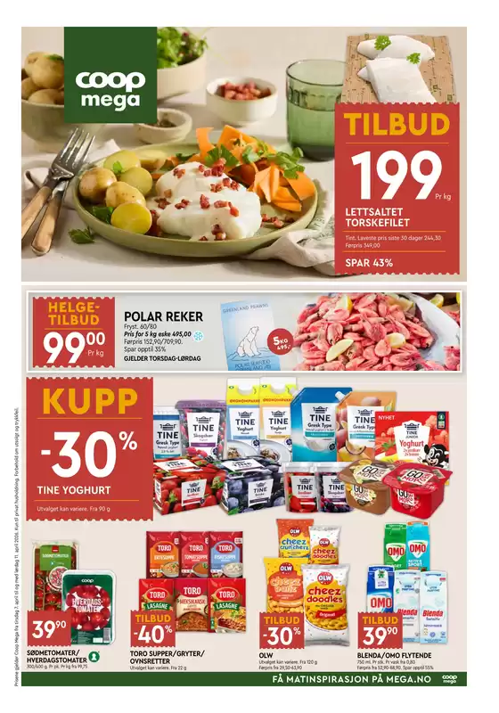 Coop Mega-katalog i Nordfjordeid | Flott tilbud for kuppjegere | 2026-04-06T00:00:00.000Z - 2026-04-12T00:00:00.000Z