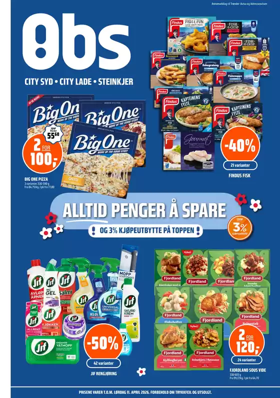 Obs-katalog | Attraktive spesialtilbud for alle | 2026-04-05T00:00:00.000Z - 2026-04-11T00:00:00.000Z