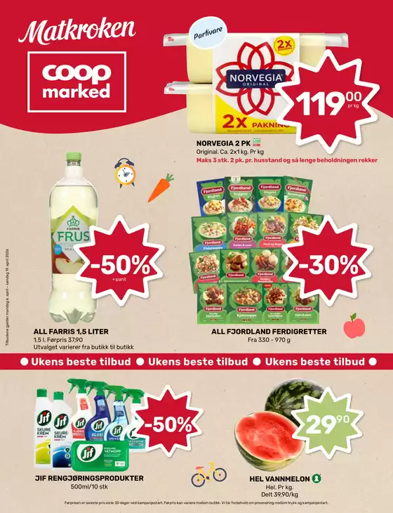 Coop Marked-katalog | Tilbud for kuppjegere | 2026-04-06T00:00:00.000Z - 2026-04-12T00:00:00.000Z