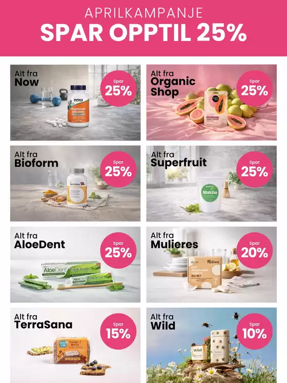 Kinsarvik naturkost-katalog i Namsos | Spar Opptil 25% | 2026-04-08T00:00:00.000Z - 2026-04-22T00:00:00.000Z