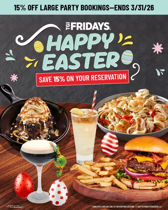 TGI Fridays-katalog | Aktuelle tilbud og kampanjer | 2026-04-09T00:00:00.000Z - 2026-04-23T00:00:00.000Z