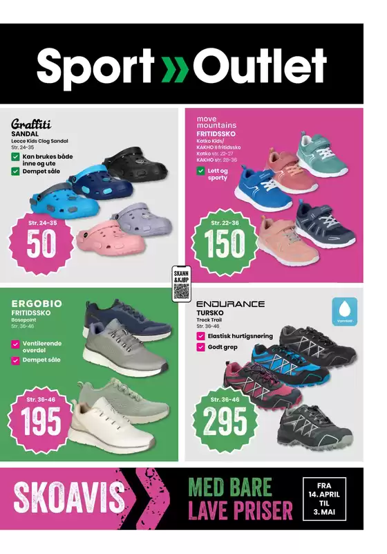 Sport Outlet-katalog | Våre beste tilbud for deg | 2026-04-14T00:00:00.000Z - 2026-05-03T00:00:00.000Z