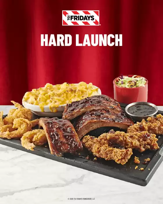 TGI Fridays-katalog i Straume | Aktuelle kupp og tilbud | 2026-04-16T00:00:00.000Z - 2026-04-30T00:00:00.000Z
