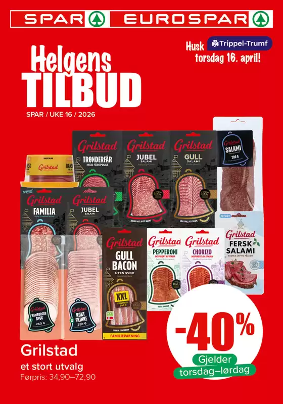Eurospar-katalog i Arendal | Topptilbud for smarte sparere | 2026-04-16T00:00:00.000Z - 2026-04-18T00:00:00.000Z