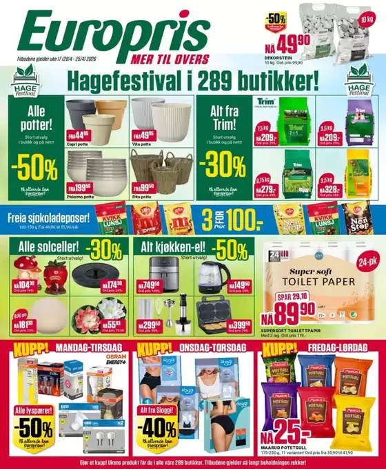 Europris-katalog | Europris DM 17-26 MYBRING | 2026-04-20T00:00:00.000Z - 2026-04-25T00:00:00.000Z